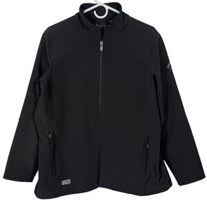 DRI-DUCK Black Womens Soft Shell Jacket, Size XL